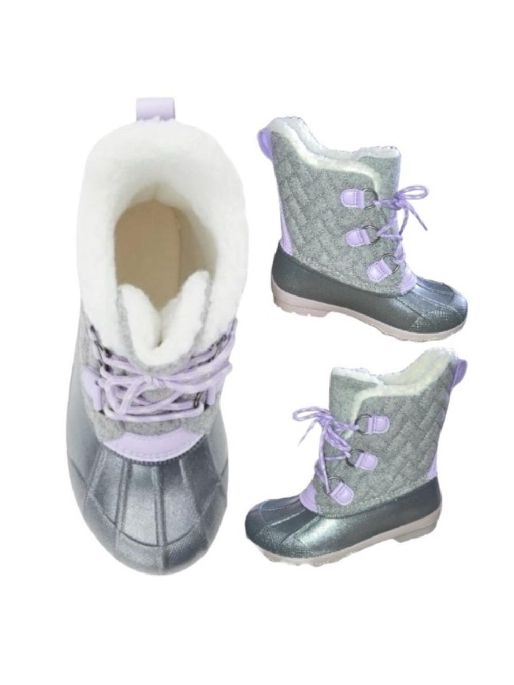 Wonder Nation Lace Up Winter Boots